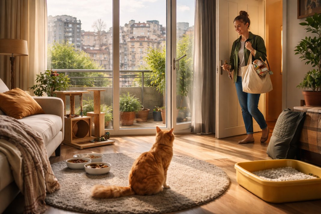 Câte vizite pe zi ar trebui să facă un pet sitter în București pentru o pisică răsfățată?