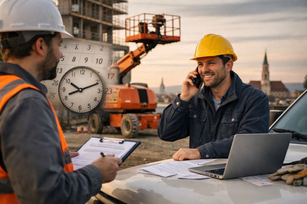 Cum pot prelungi durata unei închirieri de nacelă fără a plăti penalizări?