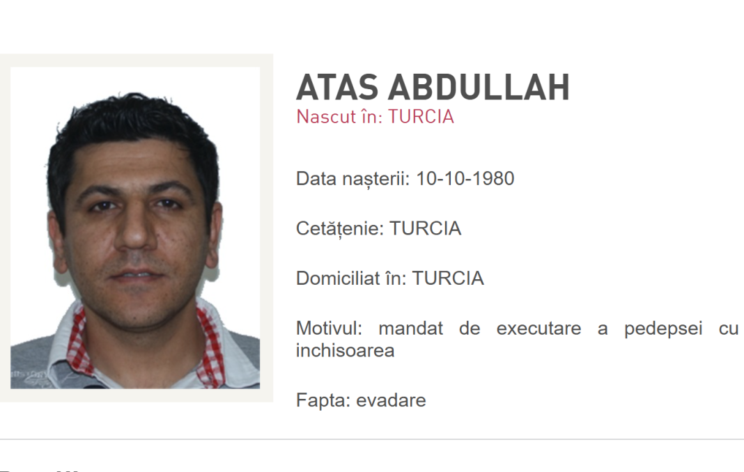 Motivul pentru care cetățeanul turc încarcerat pentru omor, care a fugit, a fost lăsat să beneficieze de permisie. Detalii din partea Penitenciarului Rahova.