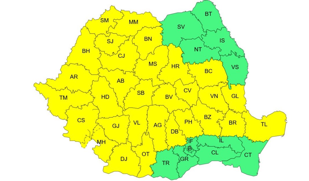 Vânturile intense impactează toată națiunea. Care vor fi primele regiuni afectate