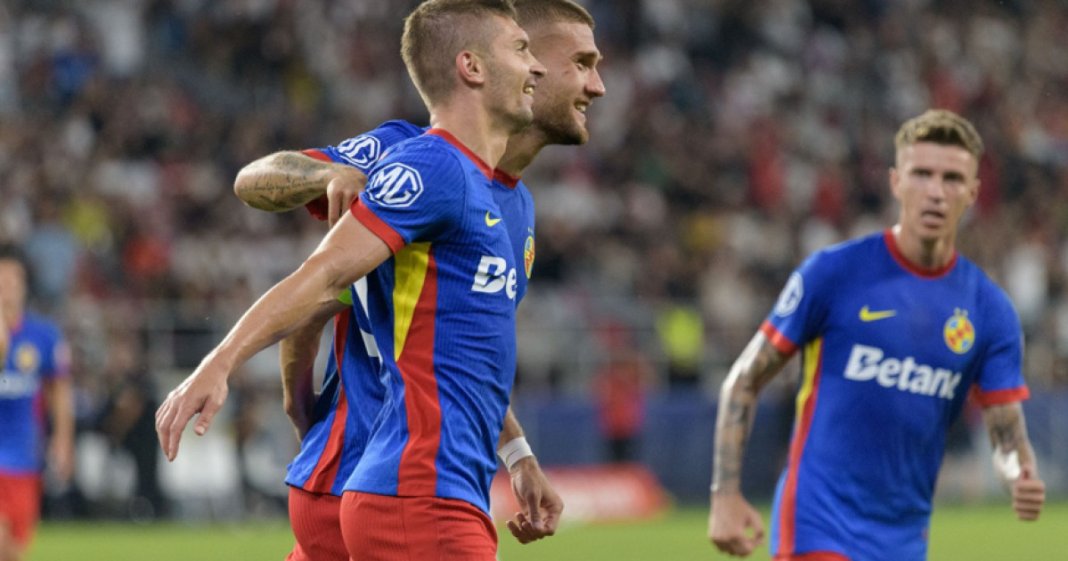 FCSB a pierdut în prelungiri în fața FK Auda și se află în fața unui retur complicat pentru a se menține în Conference...