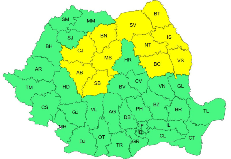 Furtuni la nivel național: alertă portocalie și galbenă, cu vremuri furtunoase și grindină preconizate. ANM a publicat noi...