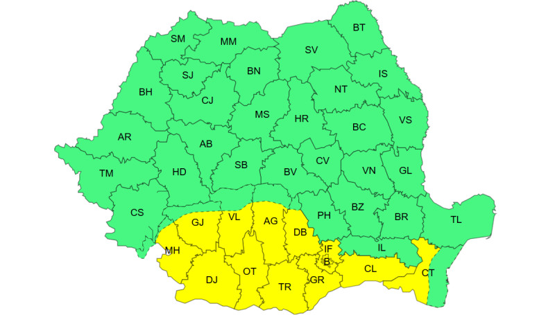 Când se finalizează perioada de căldură? ANM a actualizat previziunile. Specialiștii în meteorologie subliniază regiunile impacted...